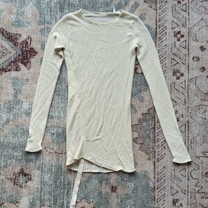 Helmut Lang Textured Long Sleeve Top